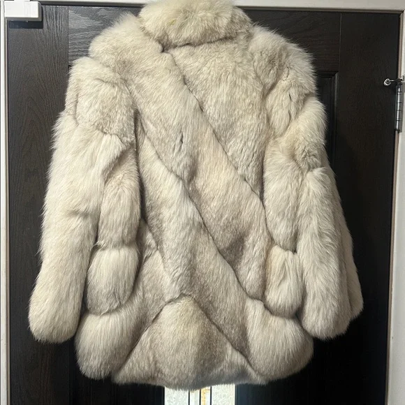 White Fox Fur Jacket